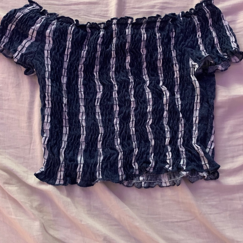 Stripped off the shoulder tube top